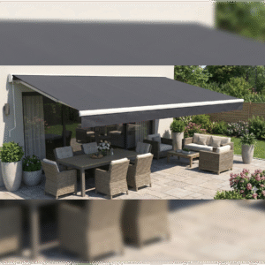 სტანდარტული ტენტი 4მ X 3მ ნაცრისფერი ძრავით #202500397